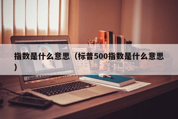 指数是什么意思（标普500指数是什么意思） 