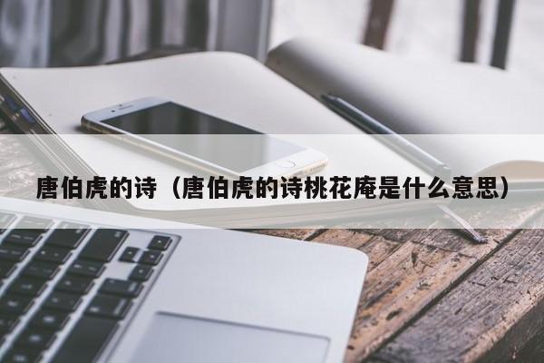 唐伯虎的诗（唐伯虎的诗桃花庵是什么意思） 